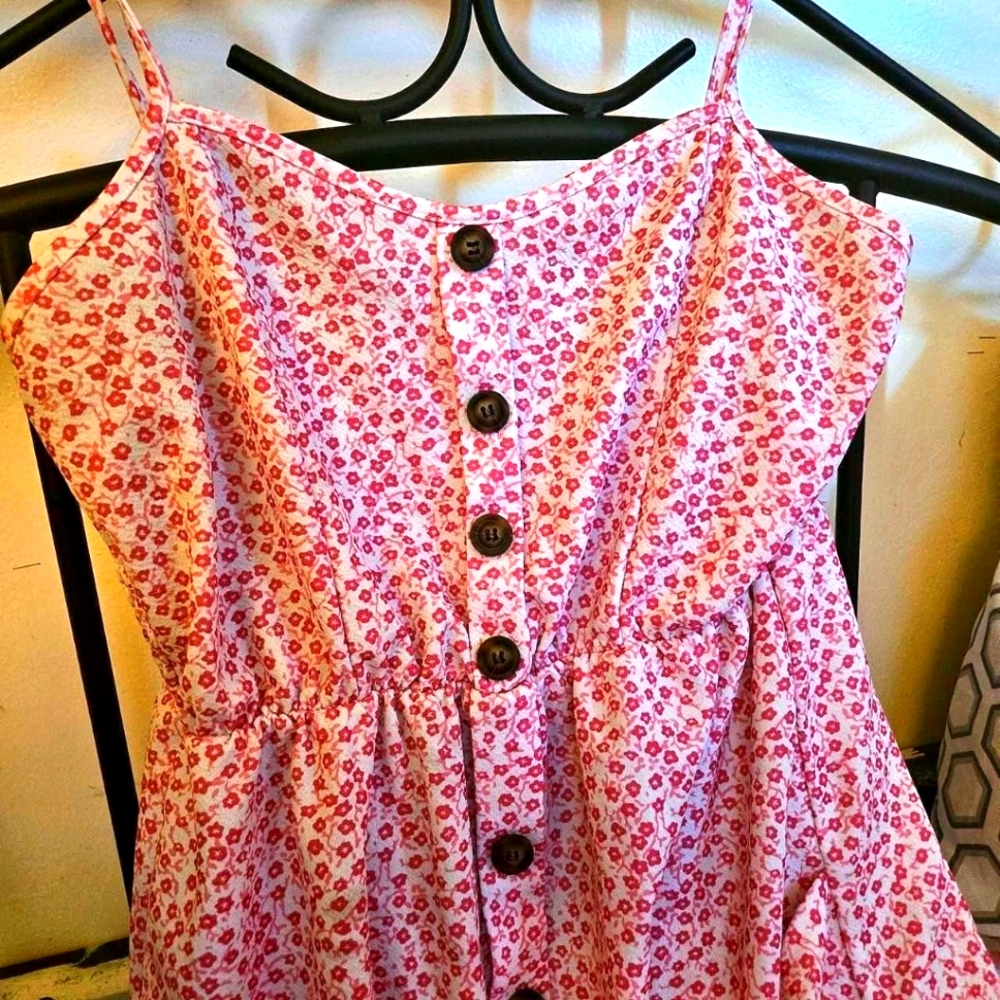Elegant Pink Floral Maxi Dress